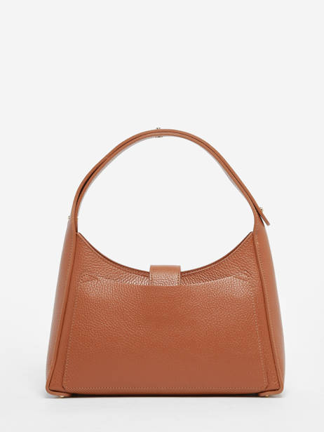 Sac PortÃ© Ã©paule Foulonne Double Cuir Lancaster Marron foulonne double 60 vue secondaire 4