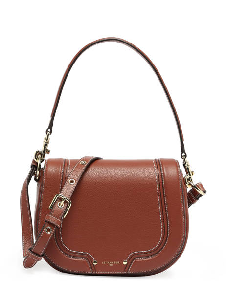Sac BandouliÃ¨re Ella Cuir Le tanneur Marron ella TNGI1210