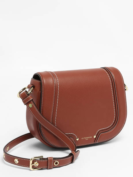 Sac BandouliÃ¨re Ella Cuir Le tanneur Marron ella TNGI1210 vue secondaire 2