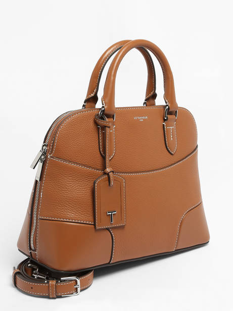 Sac PortÃ© Main Romy Cuir Le tanneur Marron romy TROM1014 vue secondaire 2
