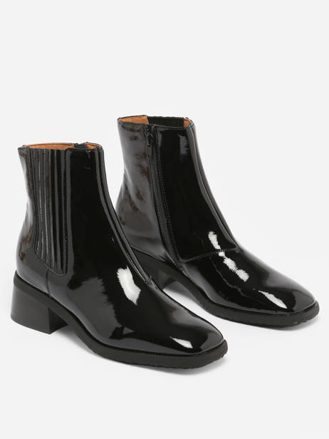 Bottines Ã  Talon Dirla En Cuir Mam'zelle Noir women CSIXR40 vue secondaire 3