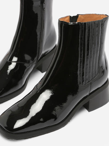 Bottines Ã  Talon Dirla En Cuir Mam'zelle Noir women CSIXR40 vue secondaire 1