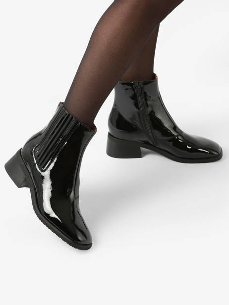 Bottines Ã  Talon Dirla En Cuir Mam'zelle Noir women CSIXR40 vue secondaire 2