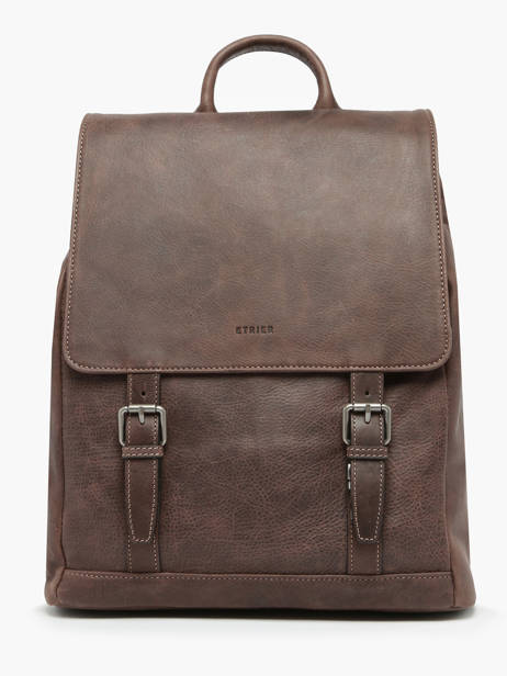 Sac Ã  Dos Spider Business 1 Compartiment Etrier Marron spider ESPI8191