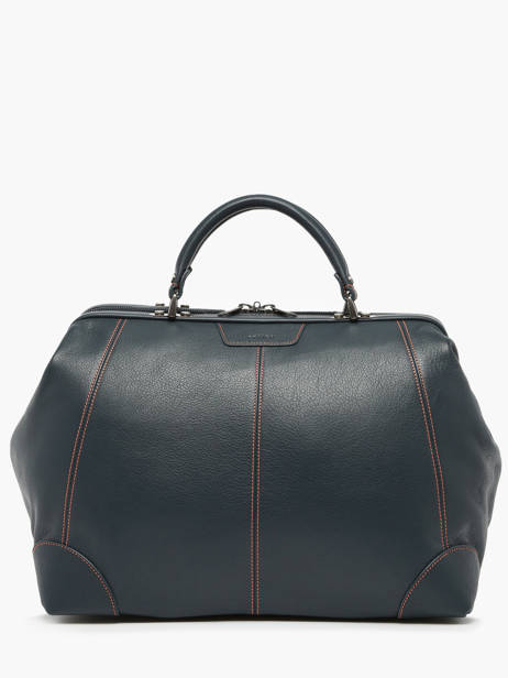 Sac Docteur FoulonnÃ© Cuir Etrier Bleu foulonne EFOU816M