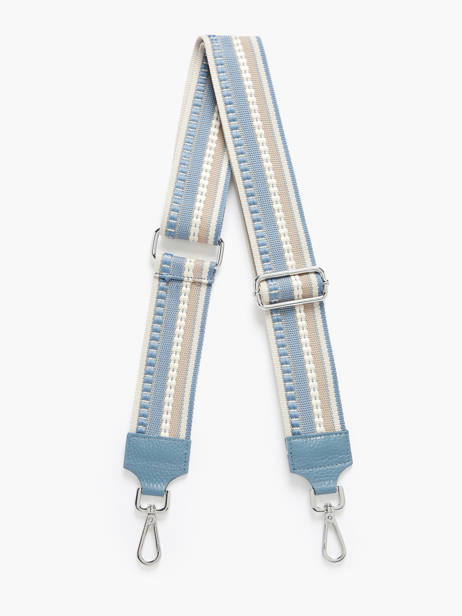 BandouliÃ¨re De Sac Caviar Coton Cuir Milano Bleu caviar CA2112EA