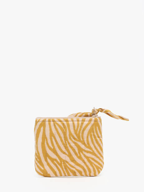 Porte-monnaie Bindi atelier Jaune zebra Z vue secondaire 2