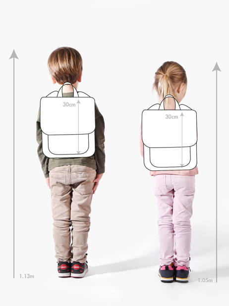 Mini Sac Ã  Dos Kidzroom Marron loving days 4245 vue secondaire 1