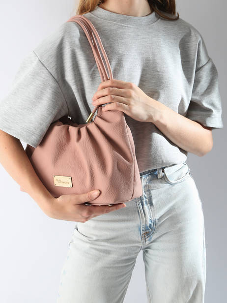 Sac PortÃ© Ã©paule Muscari Woomen Rose muscari WMUS09 vue secondaire 1