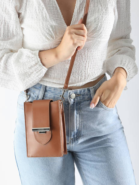 Sac Bandoulière Paris Ily Cuir Lancaster Marron paris ily 18 vue secondaire 1