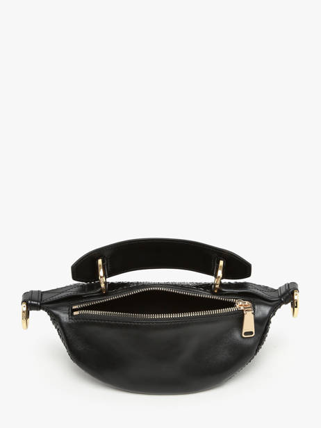 Sac BandouliÃ¨re Origami Cuir Lancel Noir origami A13274 vue secondaire 2