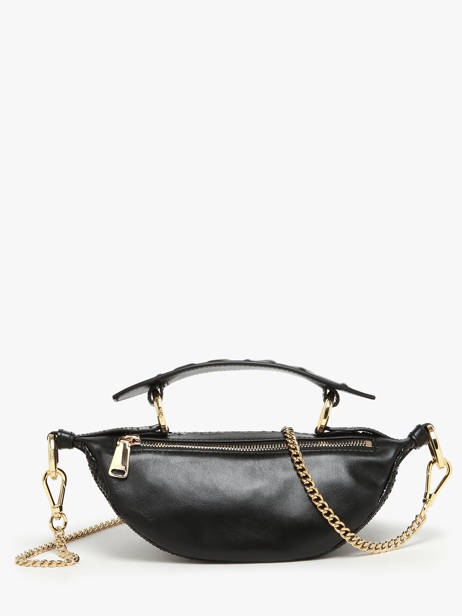 Sac BandouliÃ¨re Origami Cuir Lancel Noir origami A13274 vue secondaire 3