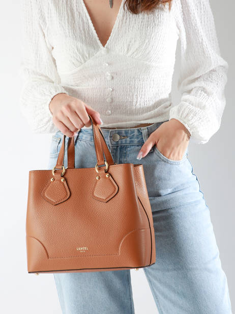 Sac Ã  Main S NÃ©o Izy Cuir Lancel Marron neo izy A12133 vue secondaire 1