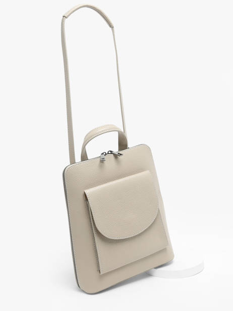 Sac Ã  Dos Et Ã©paule Milano Beige caviar CA240615 vue secondaire 2