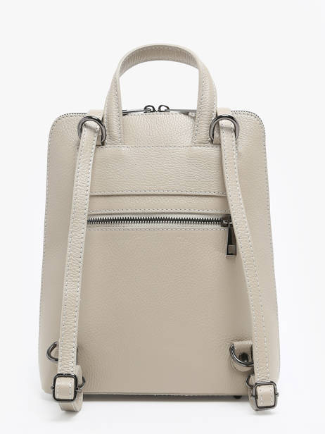 Sac Ã  Dos Et Ã©paule Milano Beige caviar CA240615 vue secondaire 4