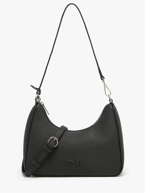Sac BandouliÃ¨re N City Cuir Nathan baume Noir n city 41