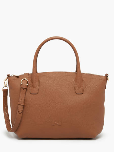 Sac Ã  Main Tina Cuir Nathan baume Marron victoria 87