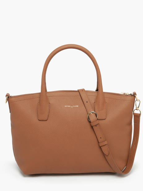 Sac Ã  Main Tina Cuir Nathan baume Marron victoria 87 vue secondaire 4