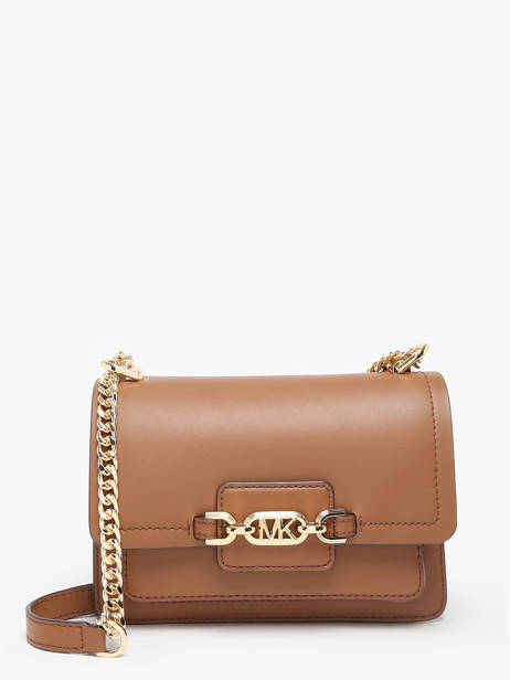 Sac BandouliÃ¨re Heather Cuir Michael kors Marron heather S2G7HC0L