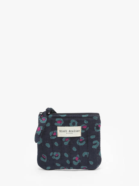 Porte-monnaie Bindi atelier Bleu bengal B