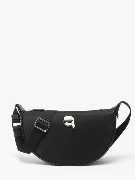 Sac BandouliÃ¨re K Ikon Nylon Karl lagerfeld Noir k ikon A1W30386