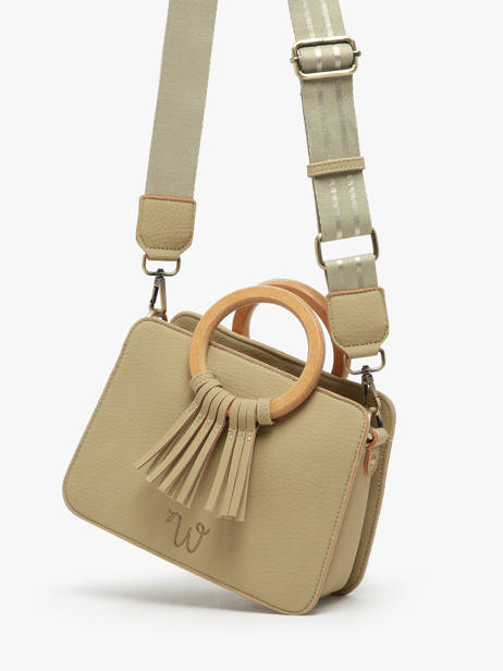 Sac BandouliÃ¨re Camomille Woomen Vert camomille WCAO1S vue secondaire 2