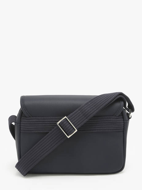 Sac BandouliÃ¨re Lacoste Bleu men's classic NH4858HC vue secondaire 4