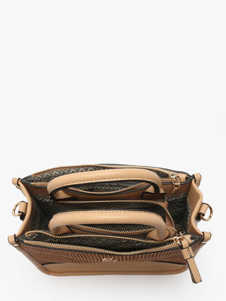 Sac PortÃ© Main Raphia Lulu castagnette Marron raphia YASSER vue secondaire 3