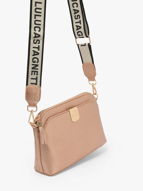 Sac BandouliÃ¨re City Lulu castagnette Rose city VANINA vue secondaire 2