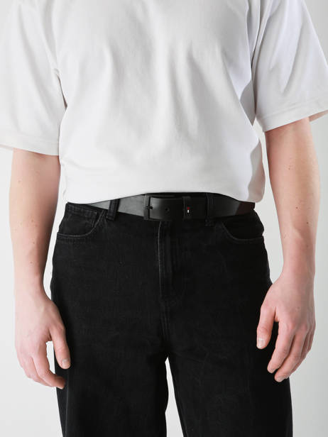 Ceinture Tommy hilfiger Noir adan AM13014 vue secondaire 1