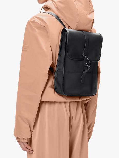 Backpack Micro - Sac à Dos Rains Noir city 13010 vue secondaire 1