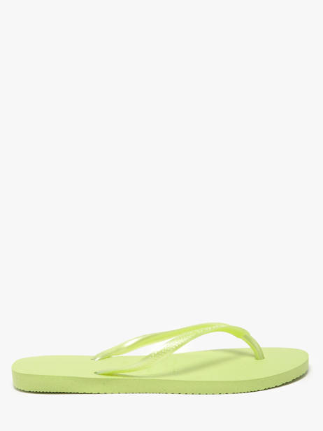 Tongs Slim Havaianas Vert women 4000030F vue secondaire 1