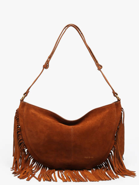 Sac PortÃ© Ã©paule Vintage Nat et nin Marron vintage RODEOFRA
