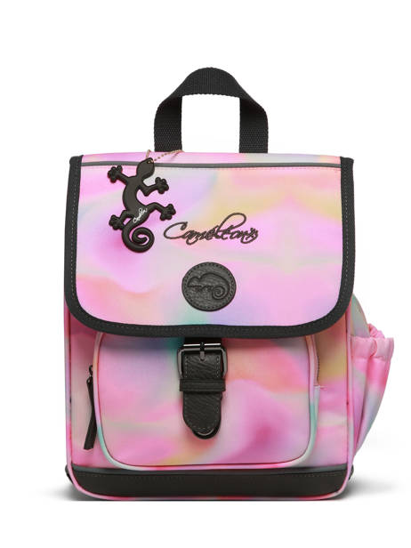 Sac à Dos 1 Compartiment Cameleon Rose vintage fantasy SD30 vue secondaire 7