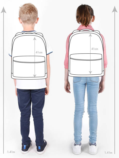 Sac Ã  Dos 1 Compartiment Tann's Multicolore les fantaisies f 62267 vue secondaire 1
