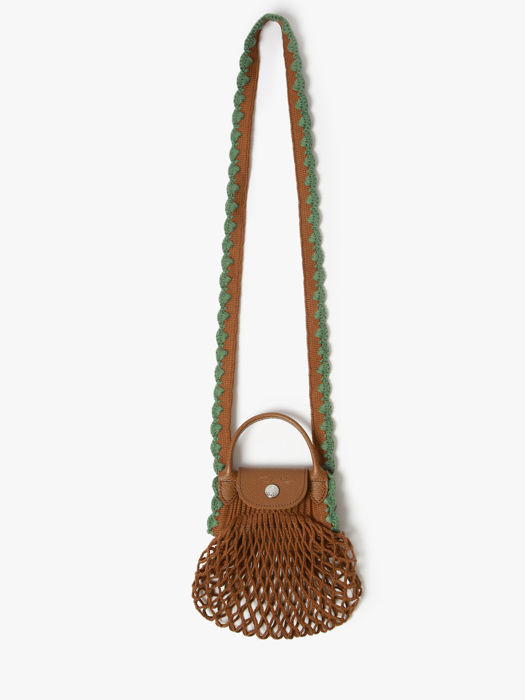 Longchamp Le pliage filet crochet Sacs porté travers Marron