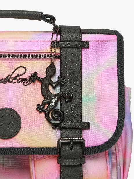 Sac à Dos 1 Compartiment Cameleon Rose vintage fantasy SD30 vue secondaire 6