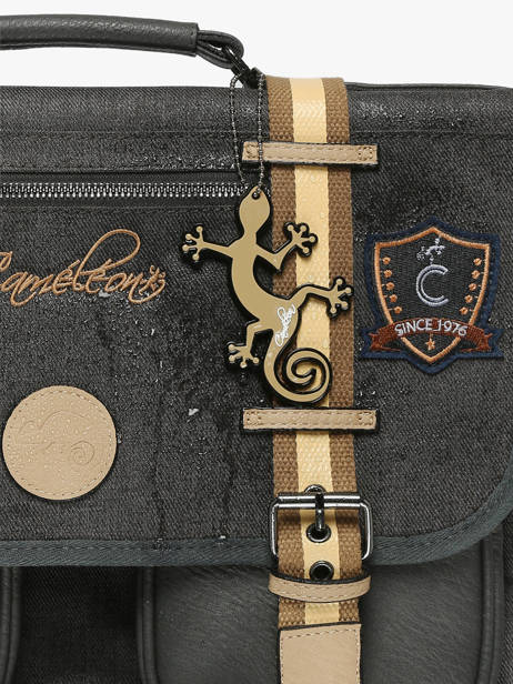 Sac à Dos 1 Compartiment Cameleon Gris vintage urban SD30 vue secondaire 6
