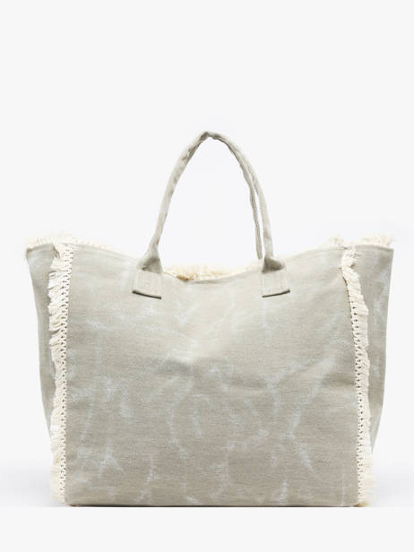 Sac Porté épaule Cabas Coton Miniprix Vert cabas Q641 vue secondaire 3