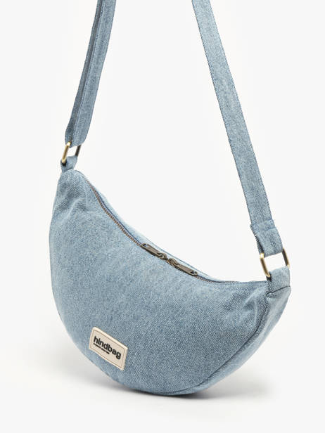 Sac Bandoulière Denim Coton Hindbag Bleu denim DE vue secondaire 1