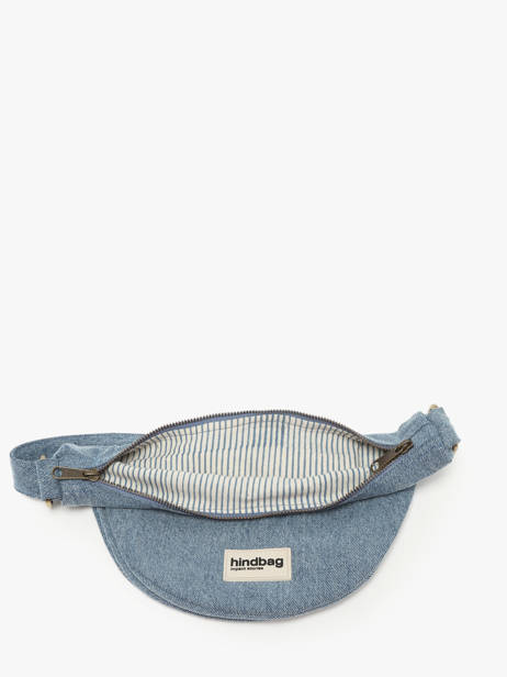 Sac Bandoulière Denim Coton Hindbag Bleu denim DE vue secondaire 2