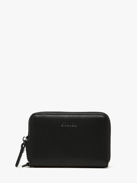 Porte-monnaie Cuir Etrier Noir oxer EOXE096M