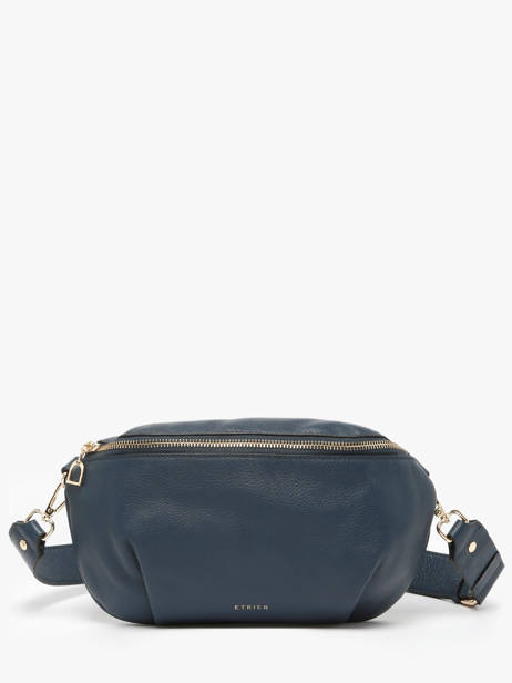 Sac Banane L Tradition Cuir Etrier Bleu tradition ETRA022L