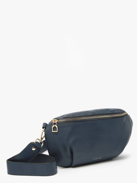 Sac Banane L Tradition Cuir Etrier Bleu tradition ETRA022L vue secondaire 1