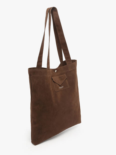 Sac Porté épaule Suedine Kba Polyester Lancaster Marron suedine kba 61 vue secondaire 1