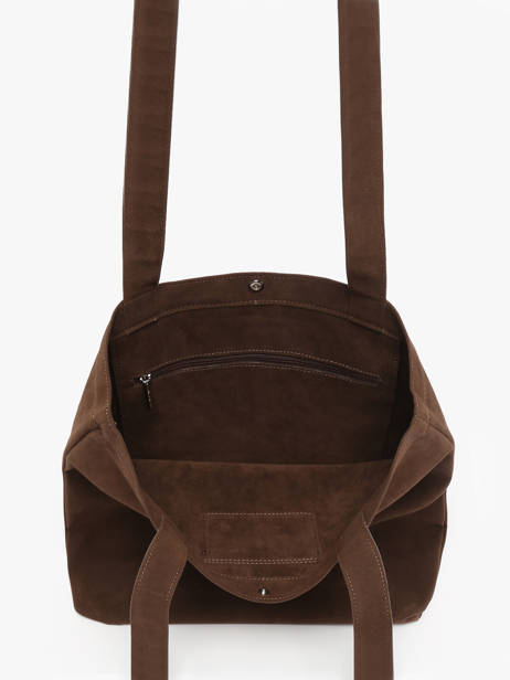 Sac Porté épaule Suedine Kba Polyester Lancaster Marron suedine kba 61 vue secondaire 2