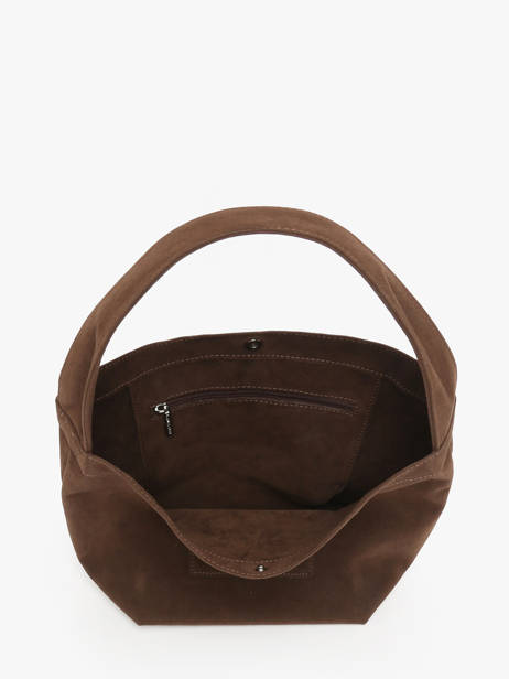 Sac Porté épaule Suedine Kba Polyester Lancaster Marron suedine kba 60 vue secondaire 2