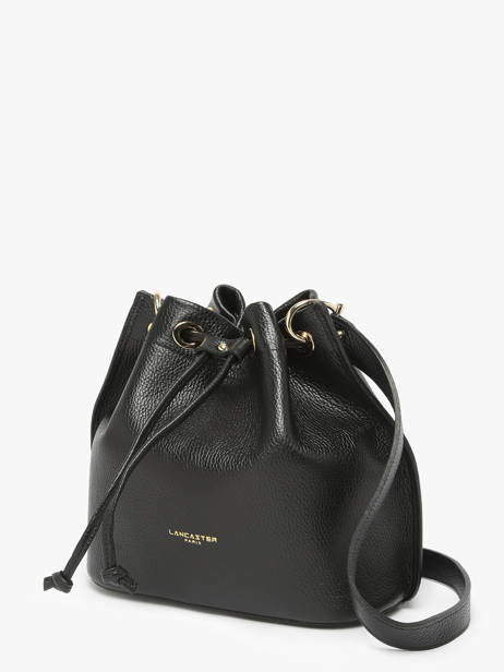 Sac Bandoulière Alba Double Cuir Lancaster Noir alba double 81 vue secondaire 1