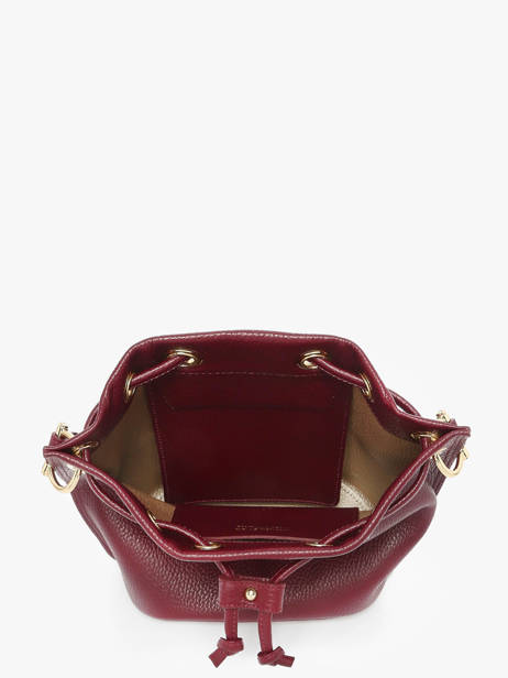 Sac Bourse Alba Double Cuir Lancaster Rouge alba double 80 vue secondaire 2