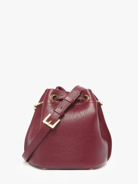 Sac Bourse Alba Double Cuir Lancaster Rouge alba double 80 vue secondaire 3